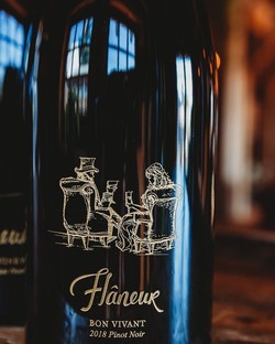 2018 Bon Vivant Pinot Noir 5L-Etched